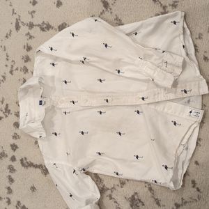 Boys size 5 flamingo Janie and Jack shirt